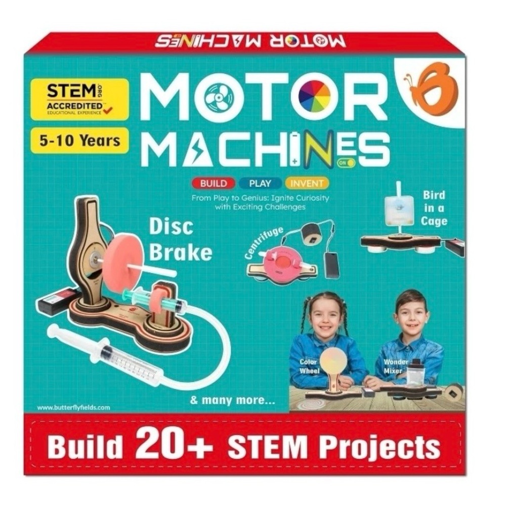Butterfly Edufields 20+ Science Experiments Kit for Kids Ages 5-10 STEM Projects